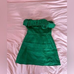Reformation green dress